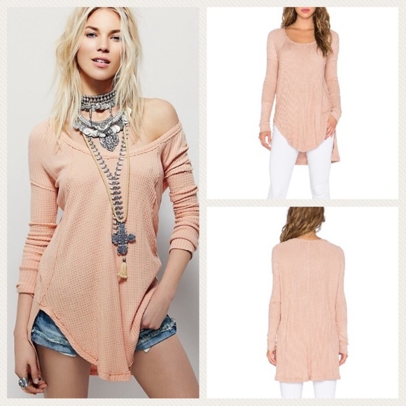 Free People Tops - Free People Ventura Thermal Top Warm Sands sz S